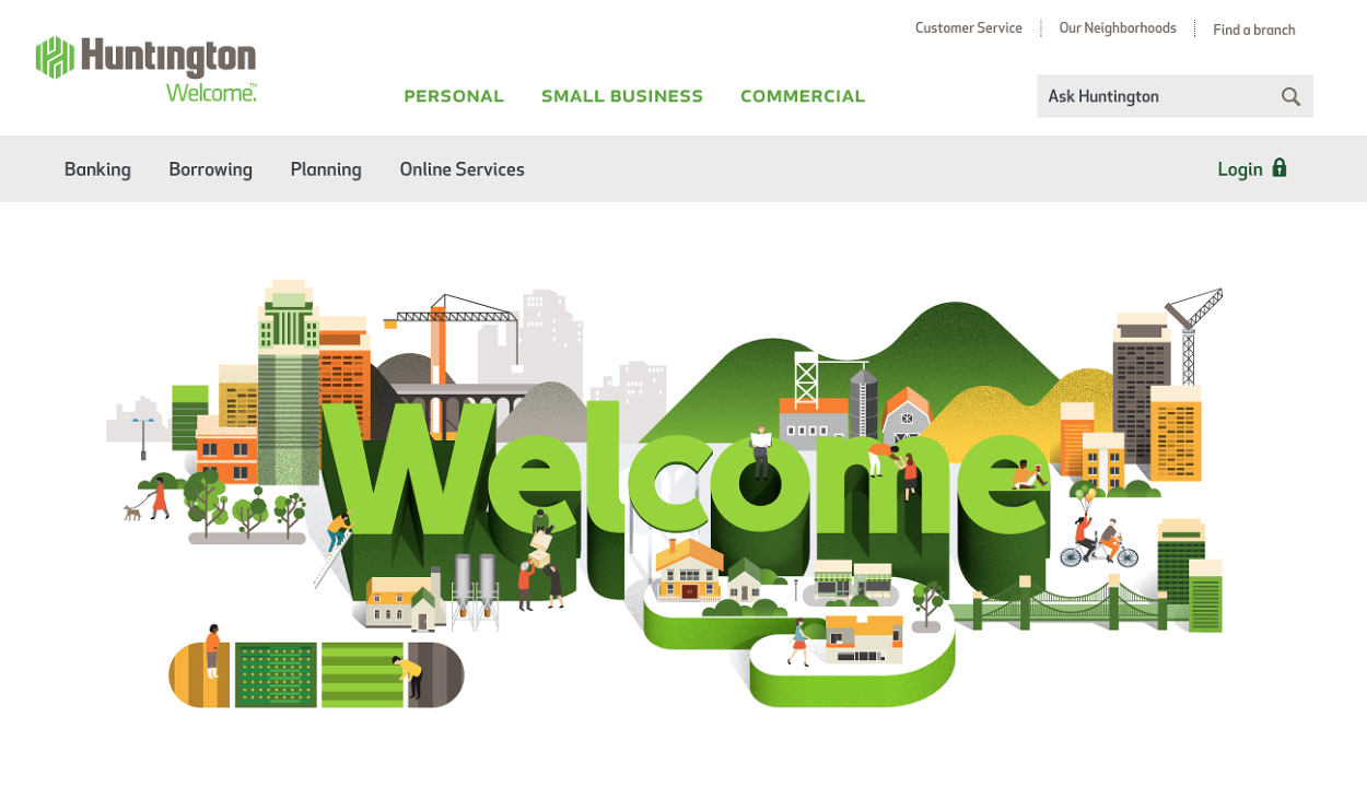 Featured image for huntington bank online business