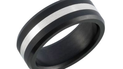 Content image for elysium black diamond wedding band